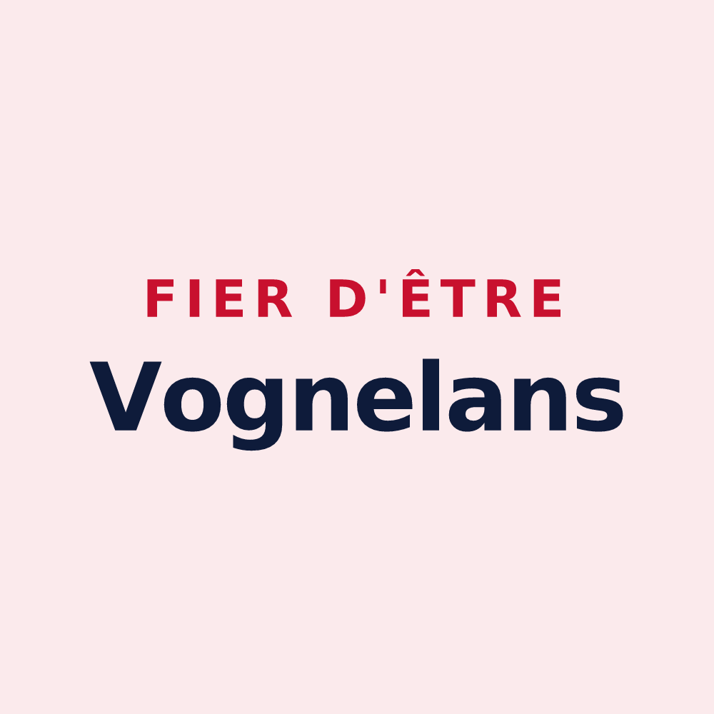 Magnet « Fier d'être Vognelans » — design pour Vongnes