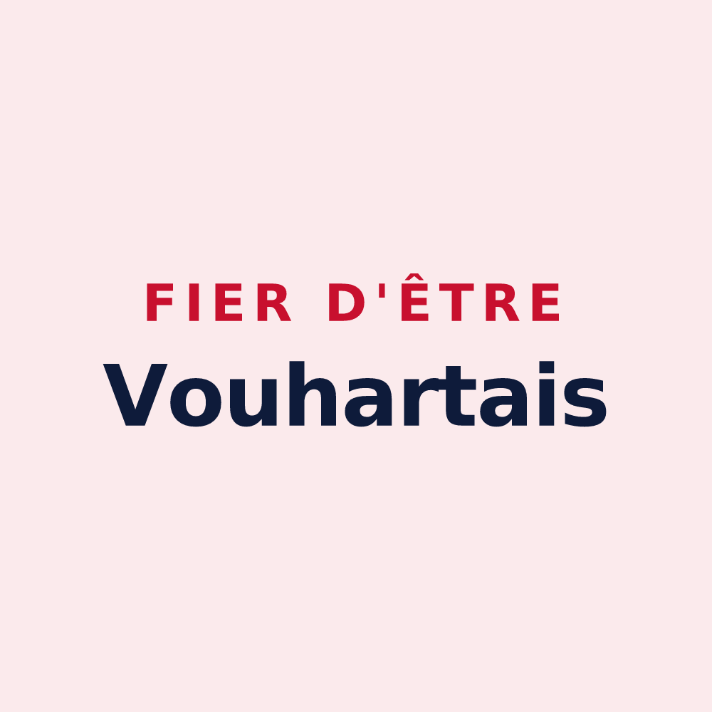 Magnet « Fier d'être Vouhartais » — design pour Vouharte