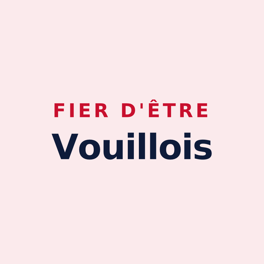 Magnet « Fier d'être Vouillois » — design pour Vouhé