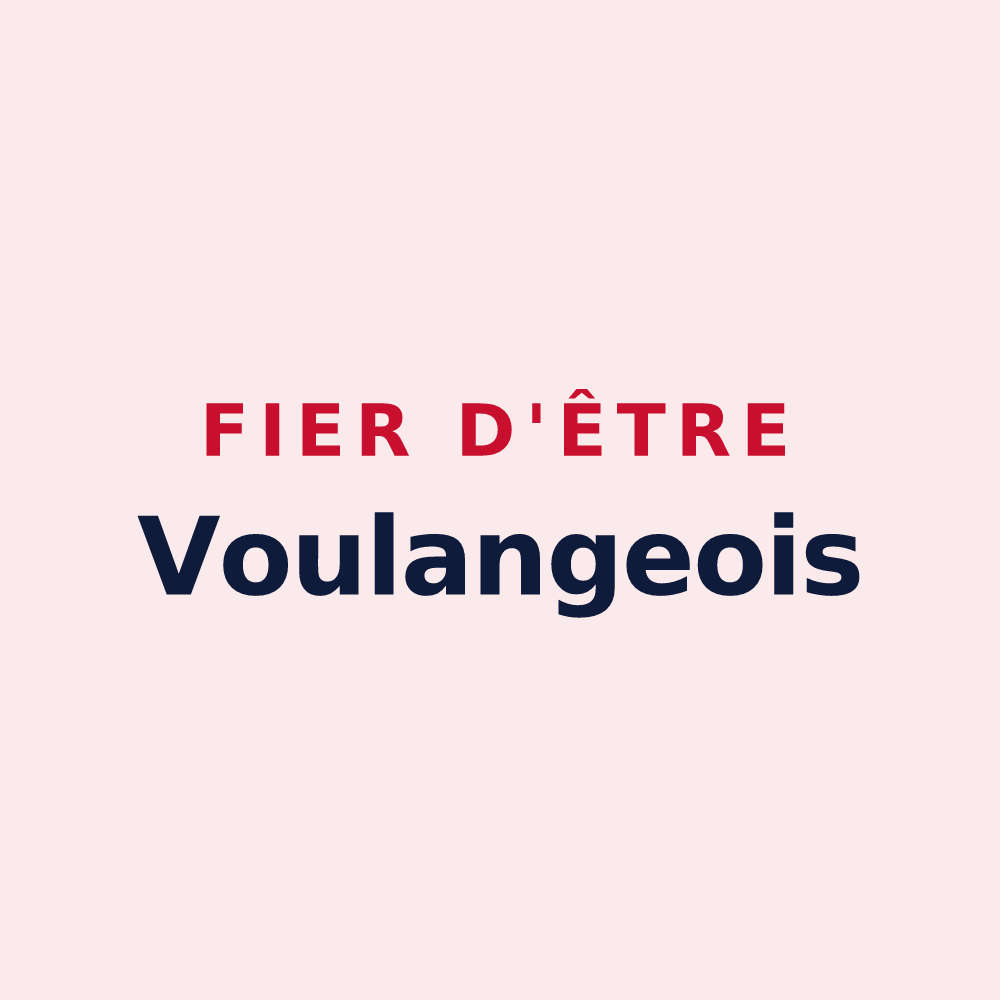 Magnet « Fier d'être Voulangeois » — design pour Voulangis