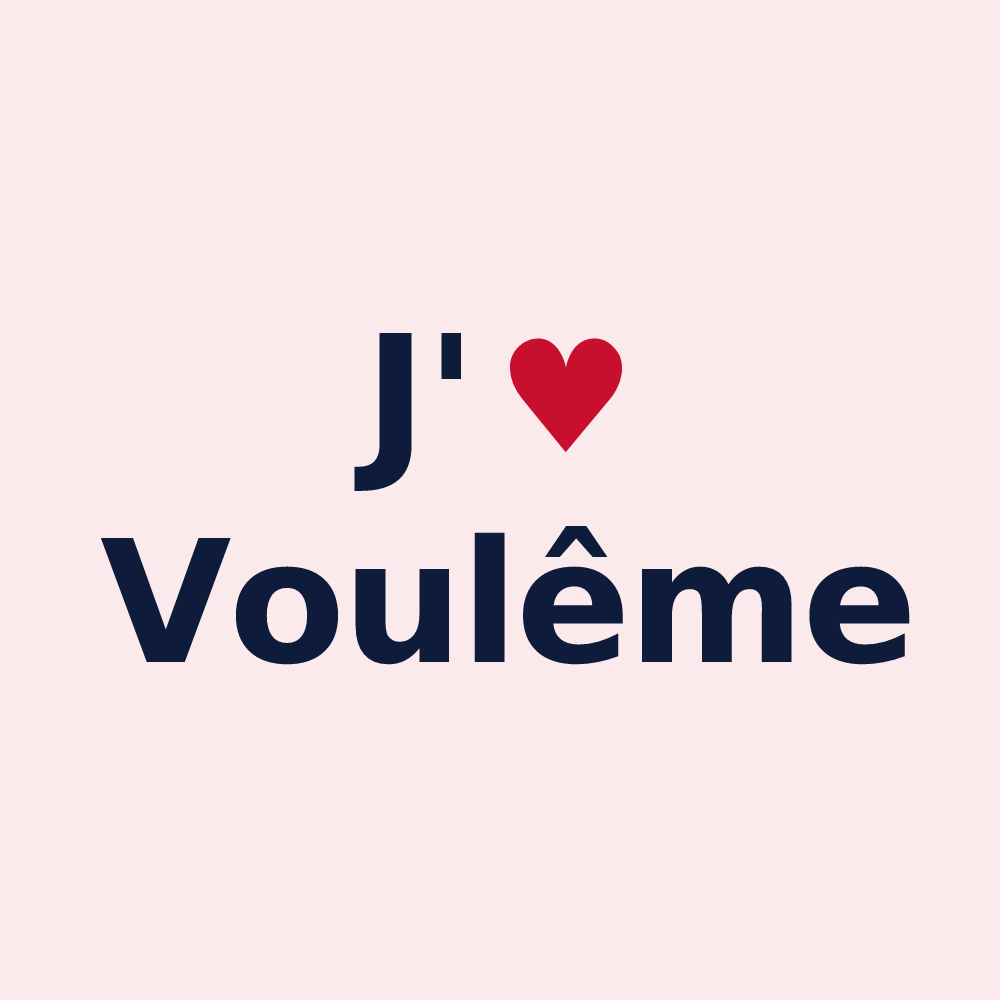 Magnet personnalisé Voulême — design J'aime Voulême