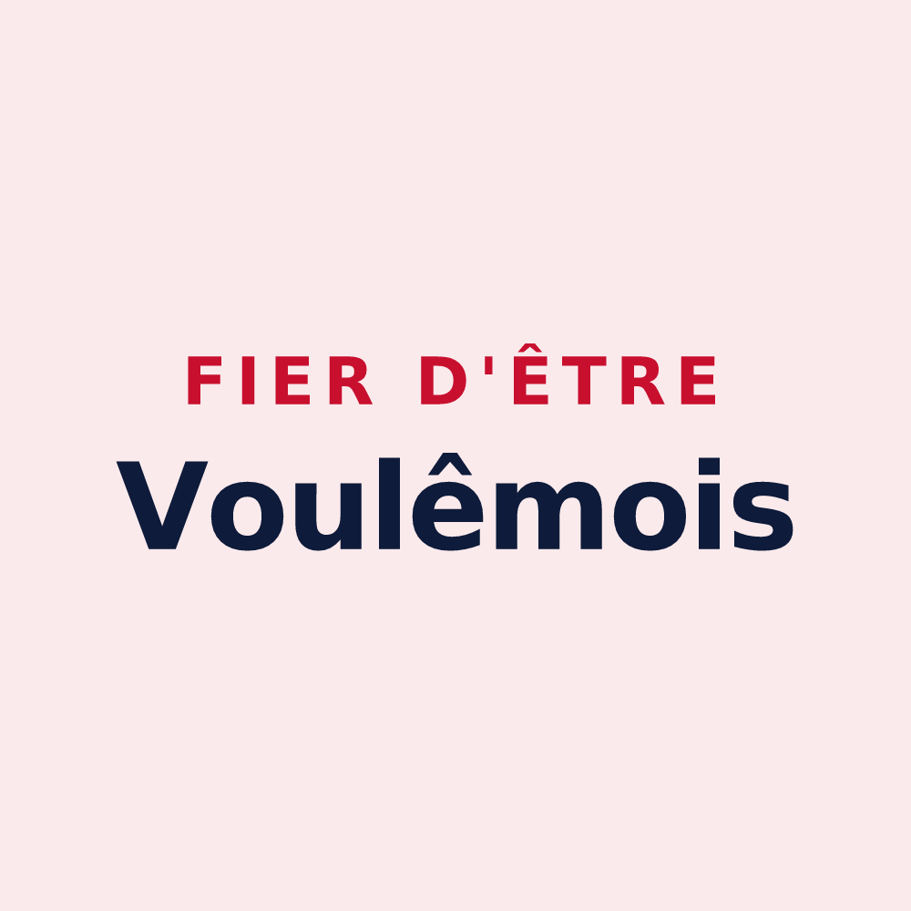 Magnet « Fier d'être Voulêmois » — design pour Voulême