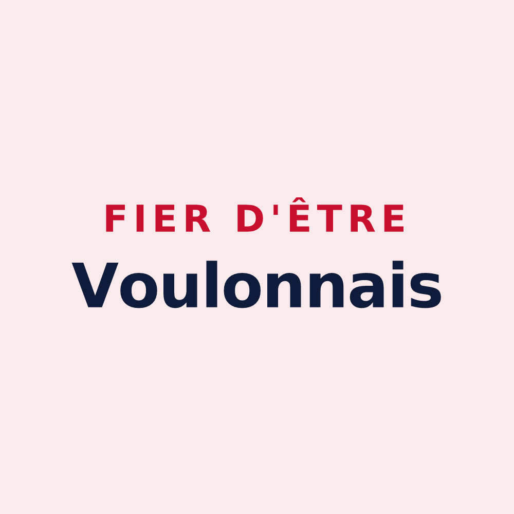 Magnet « Fier d'être Voulonnais » — design pour Voulon