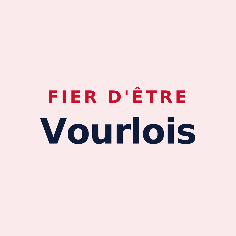Magnet « Fier d'être Vourlois » — design pour Vourles