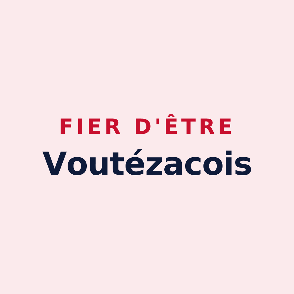 Magnet « Fier d'être Voutézacois » — design pour Voutezac