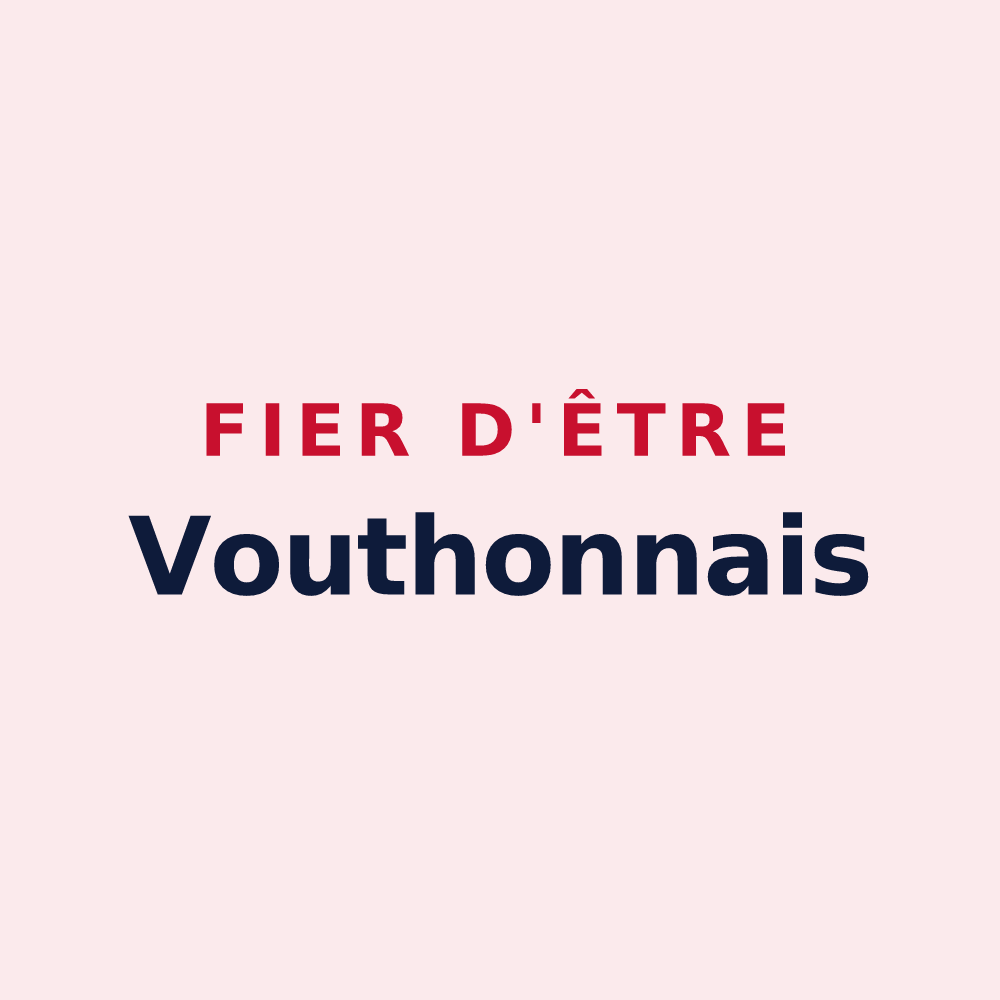 Magnet « Fier d'être Vouthonnais » — design pour Vouthon-Haut