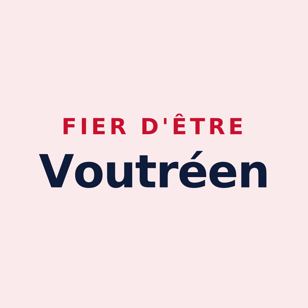 Magnet « Fier d'être Voutréen » — design pour Voutré