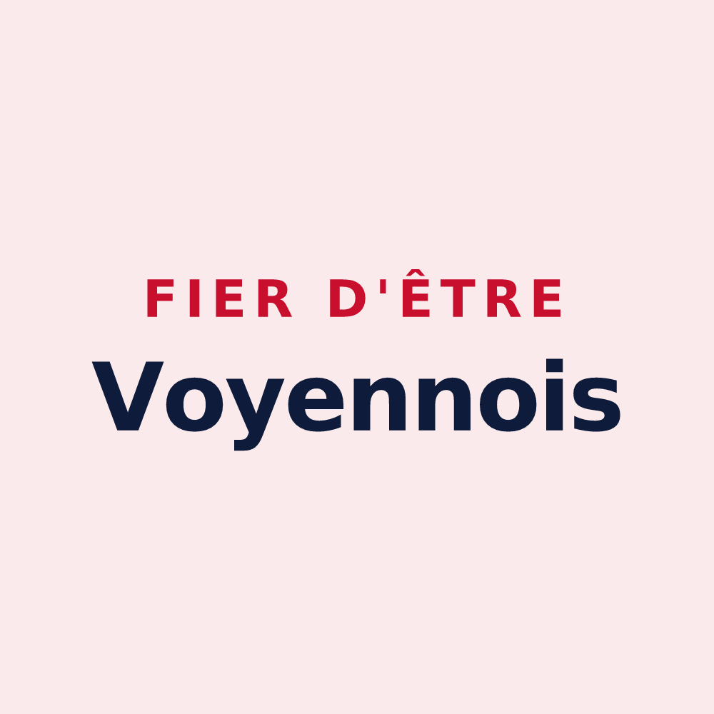 Magnet « Fier d'être Voyennois » — design pour Voyenne
