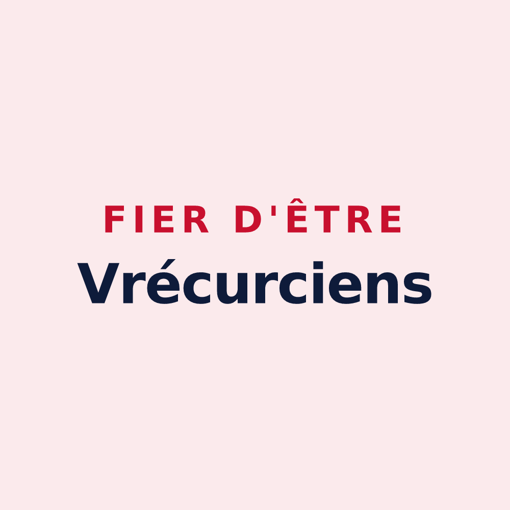 Magnet « Fier d'être Vrécurciens » — design pour Vrécourt