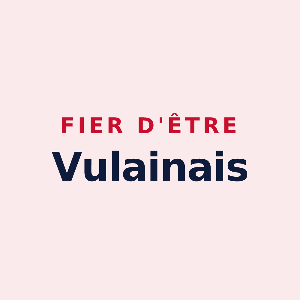 Magnet « Fier d'être Vulainais » — design pour Vulaines