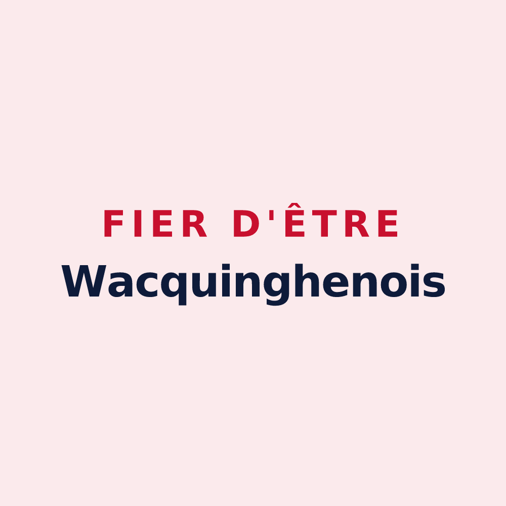 Magnet « Fier d'être Wacquinghenois » — design pour Wacquinghen