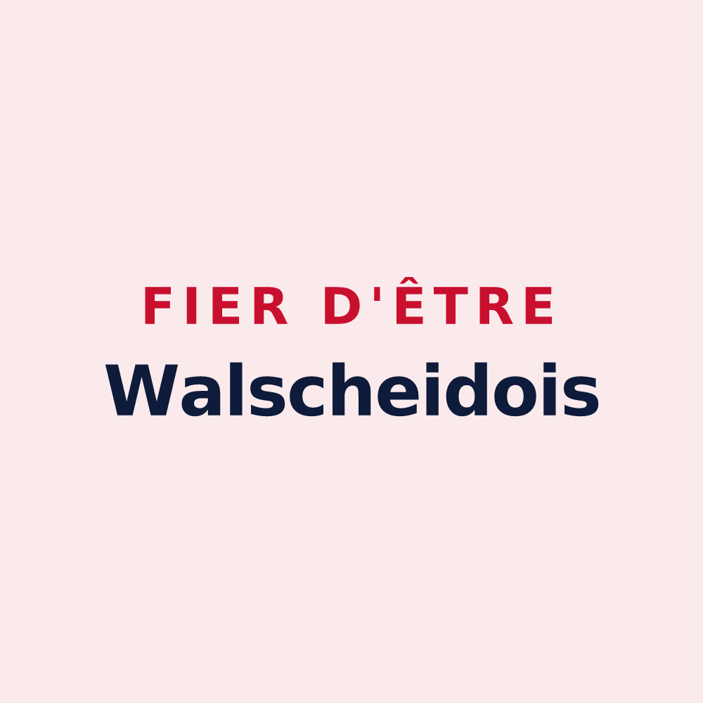 Magnet « Fier d'être Walscheidois » — design pour Walscheid