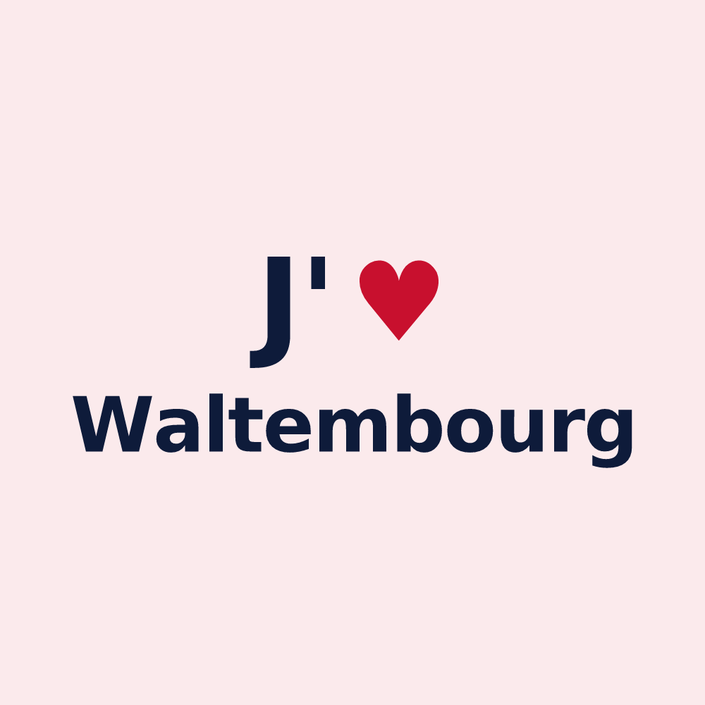 Magnet personnalisé Waltembourg — design J'aime Waltembourg