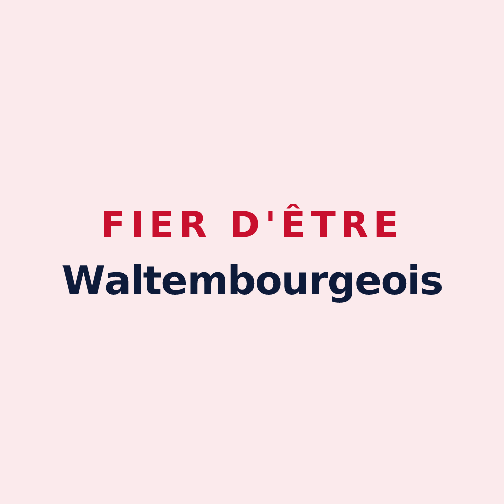 Magnet « Fier d'être Waltembourgeois » — design pour Waltembourg