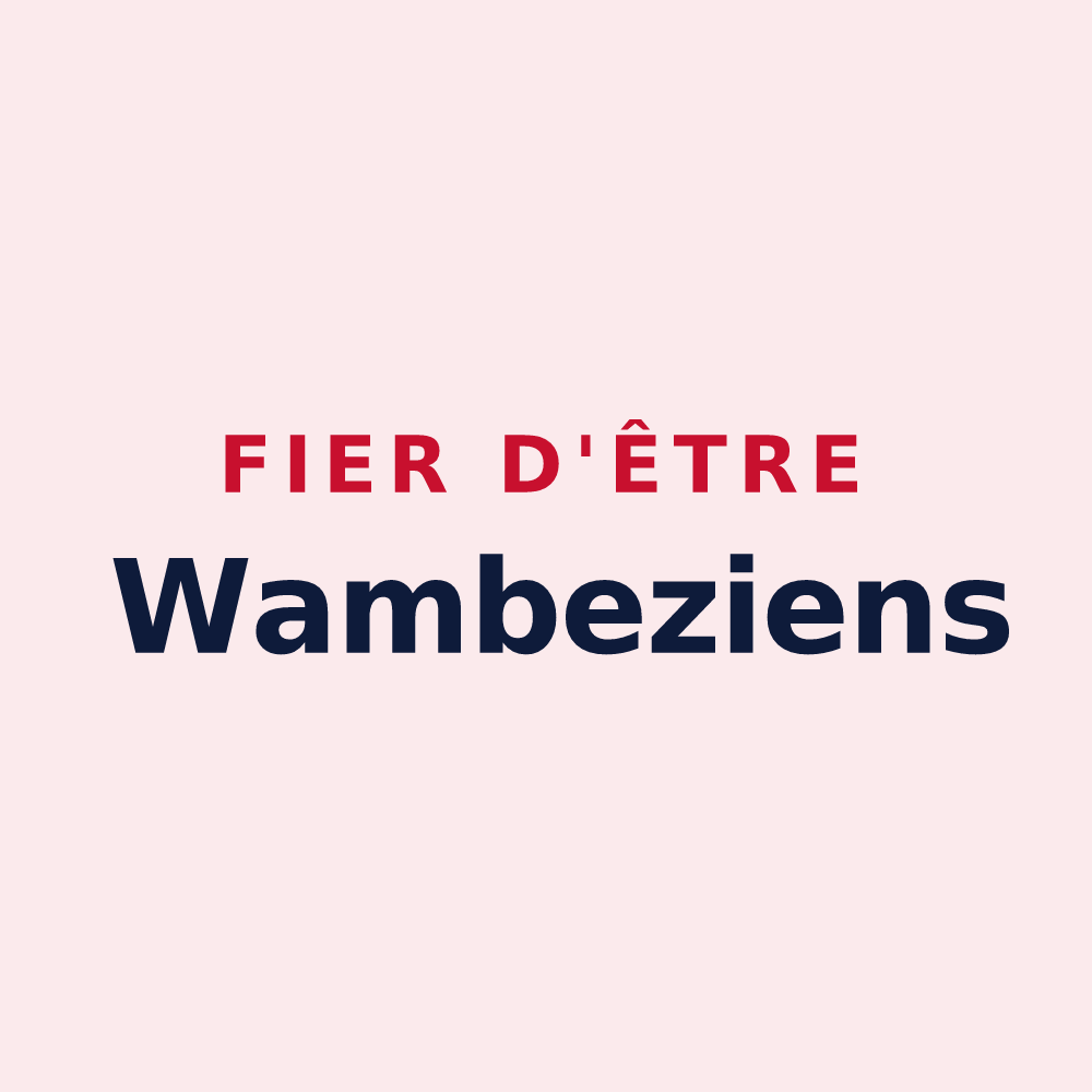 Magnet « Fier d'être Wambeziens » — design pour Wambez