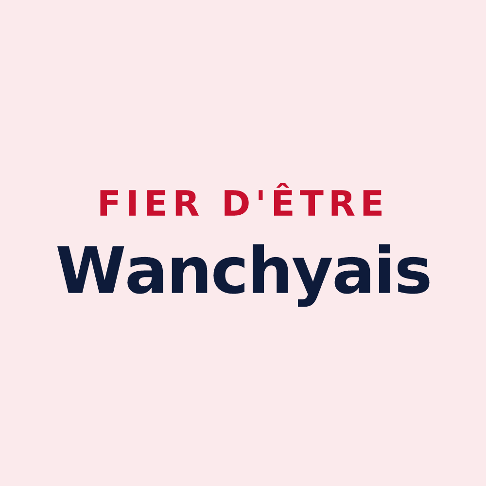 Magnet « Fier d'être Wanchyais » — design pour Wanchy-Capval