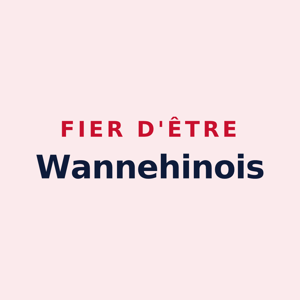 Magnet « Fier d'être Wannehinois » — design pour Wannehain
