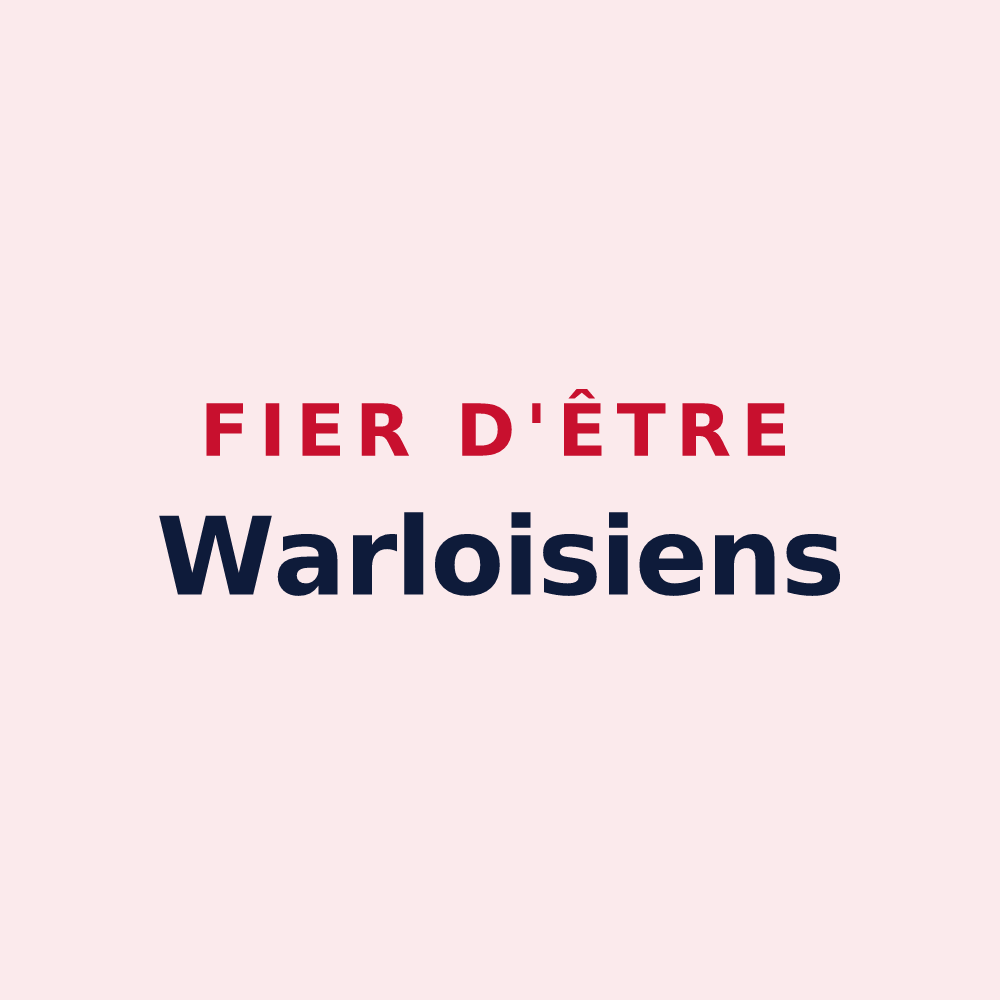 Magnet « Fier d'être Warloisiens » — design pour Warloy-Baillon