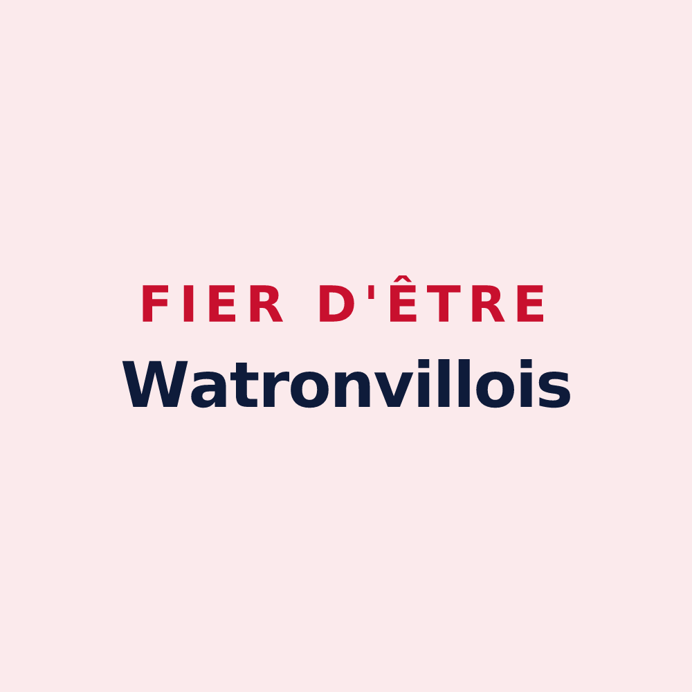 Magnet « Fier d'être Watronvillois » — design pour Watronville