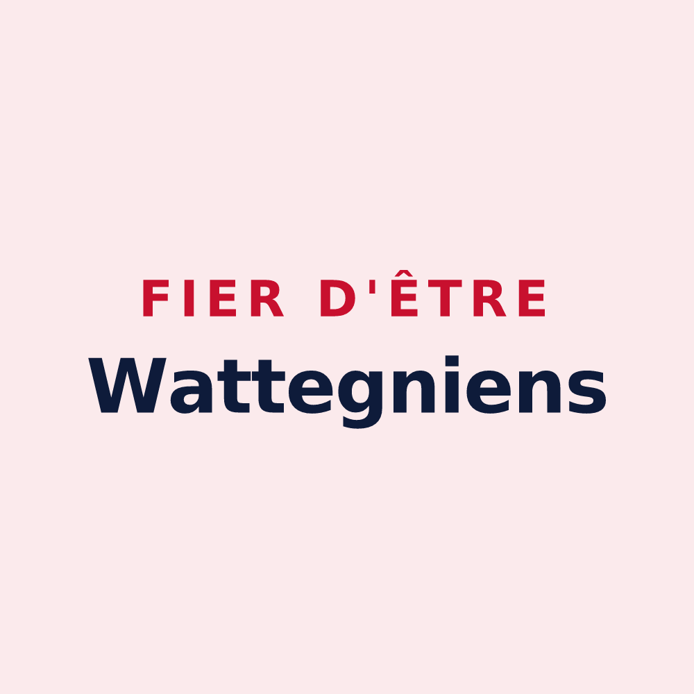 Magnet « Fier d'être Wattegniens » — design pour Wattignies-la-Victoire