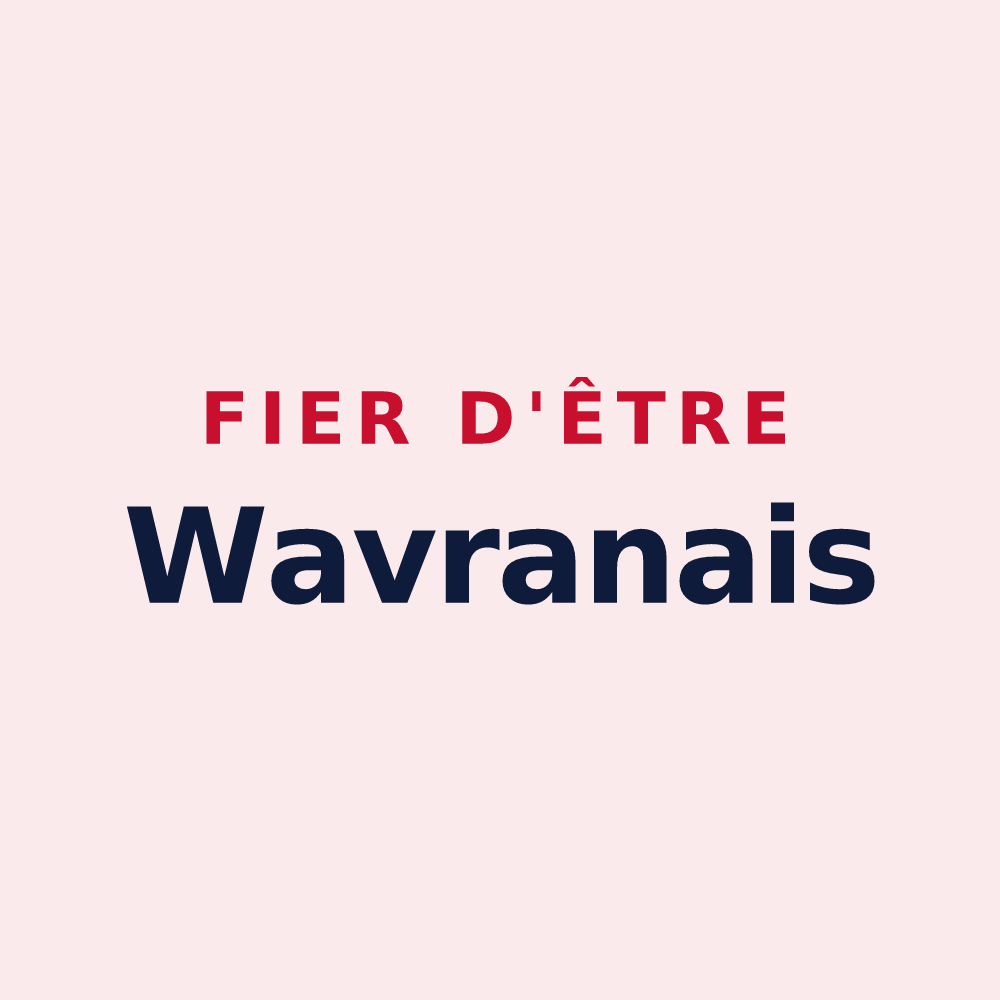 Magnet « Fier d'être Wavranais » — design pour Wavrans-sur-l'Aa