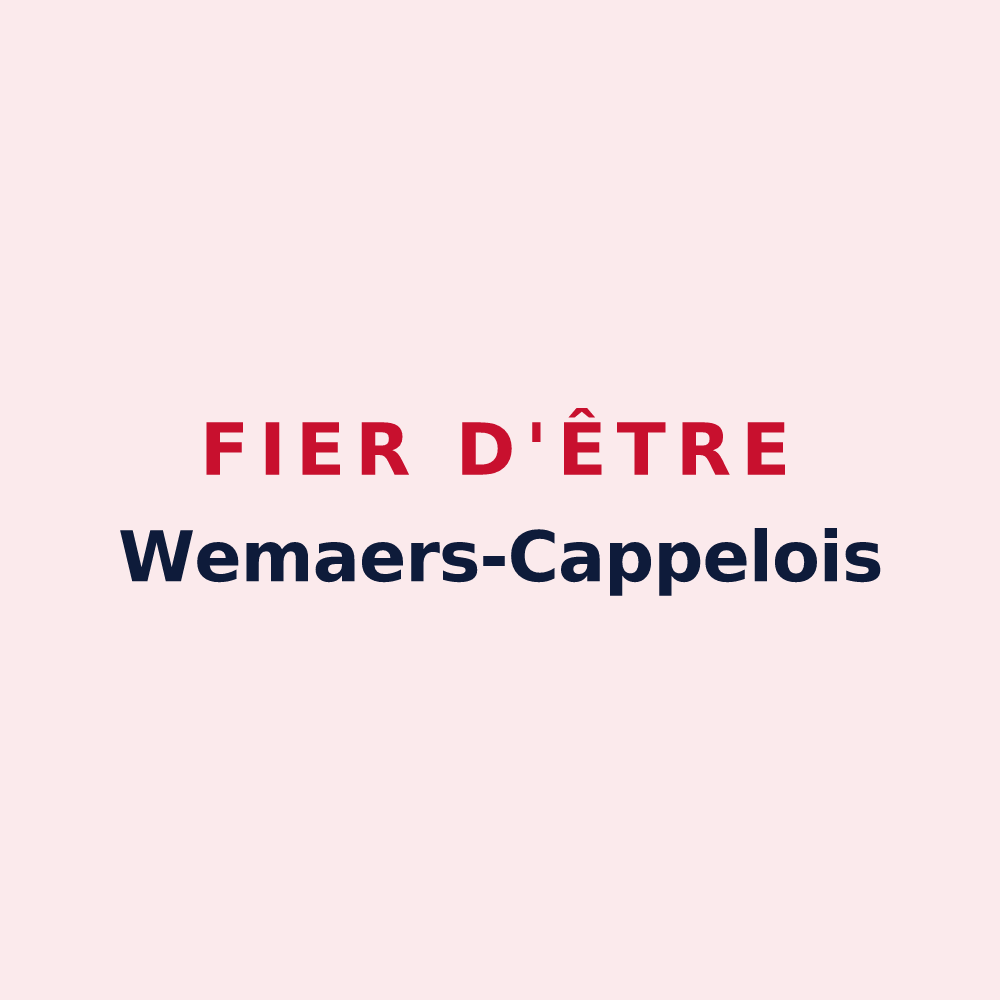 Magnet « Fier d'être Wemaers-Cappelois » — design pour Wemaers-Cappel