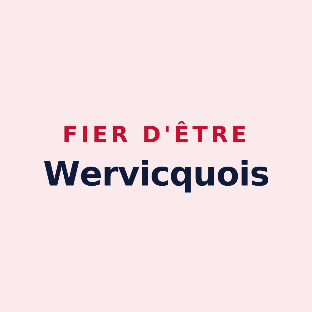 Magnet « Fier d'être Wervicquois » — design pour Wervicq-Sud