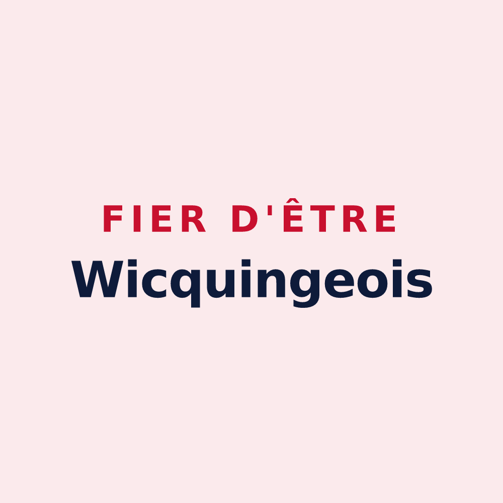 Magnet « Fier d'être Wicquingeois » — design pour Wicquinghem