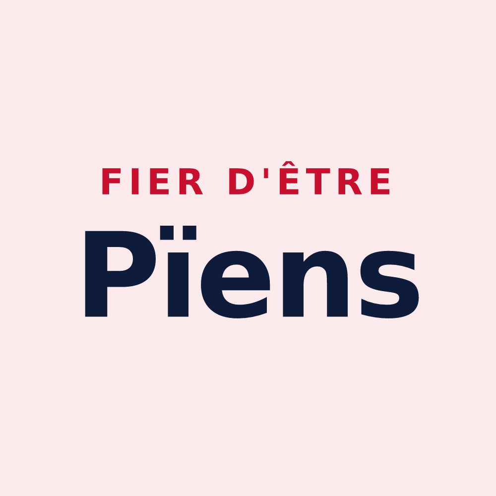 Magnet « Fier d'être Pïens » — design pour Wignehies
