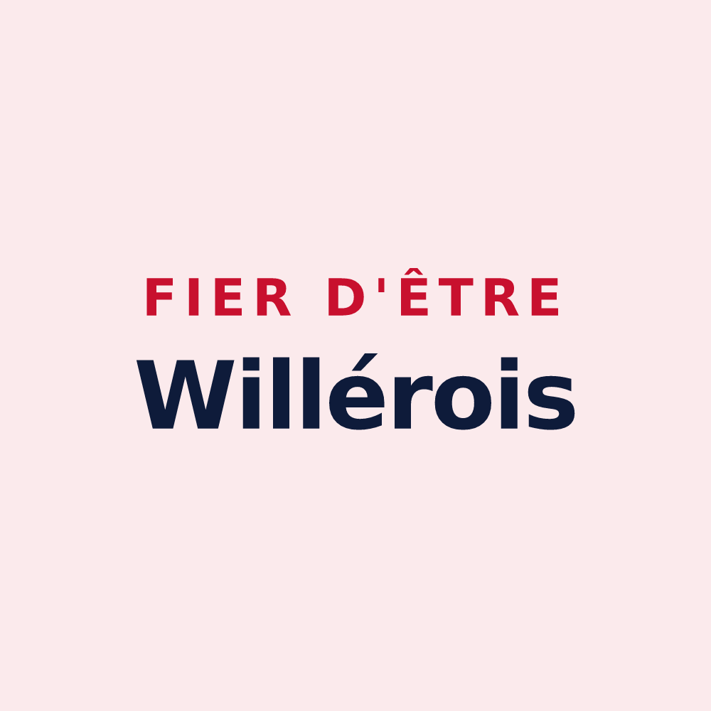 Magnet « Fier d'être Willérois » — design pour Willer-sur-Thur