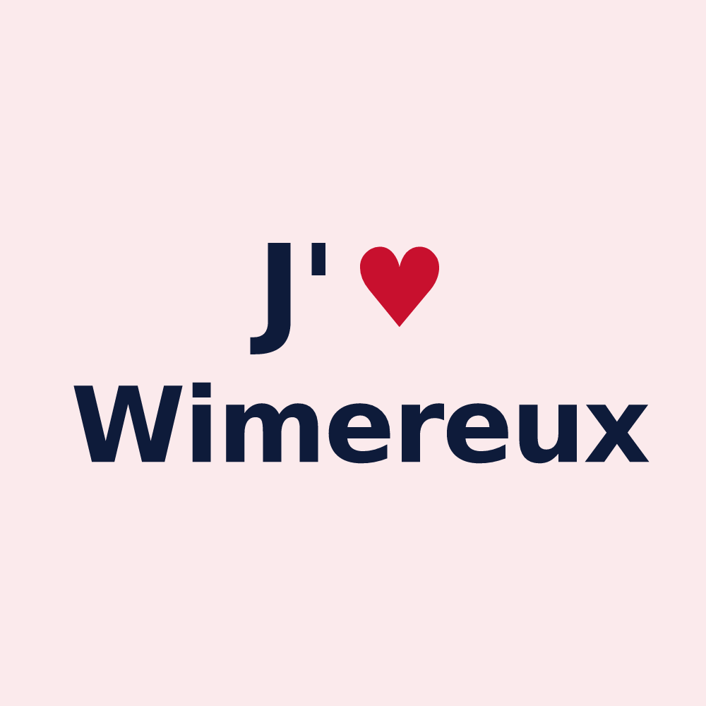 Magnet personnalisé Wimereux — design J'aime Wimereux