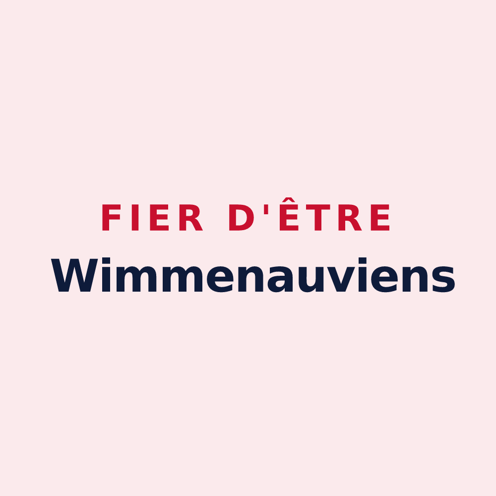 Magnet « Fier d'être Wimmenauviens » — design pour Wimmenau