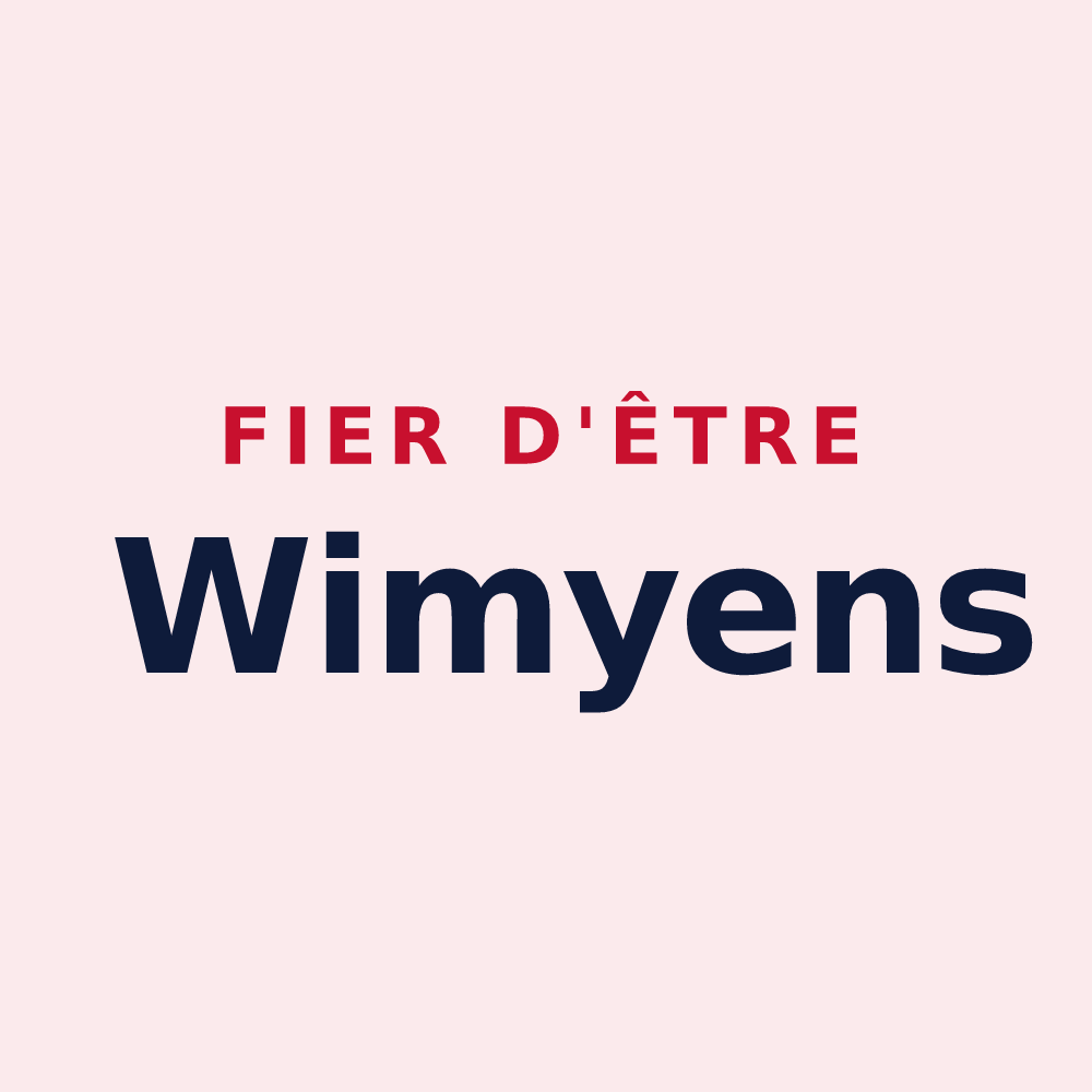 Magnet « Fier d'être Wimyens » — design pour Wimy
