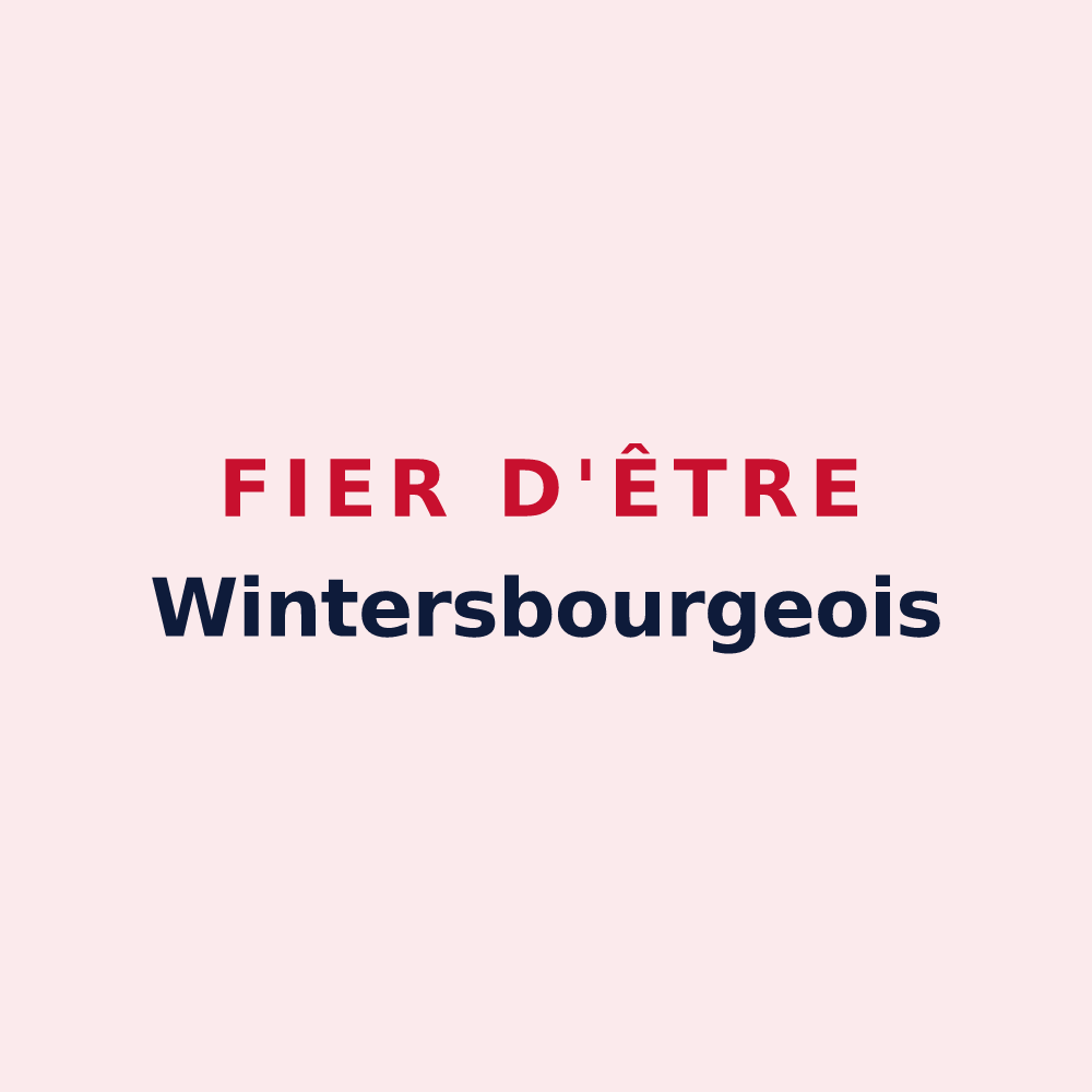 Magnet « Fier d'être Wintersbourgeois » — design pour Wintersbourg