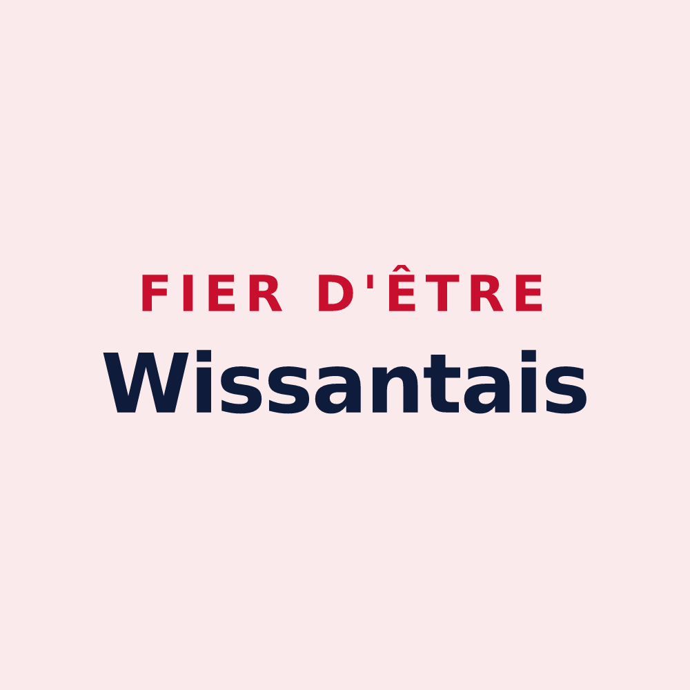 Magnet « Fier d'être Wissantais » — design pour Wissant