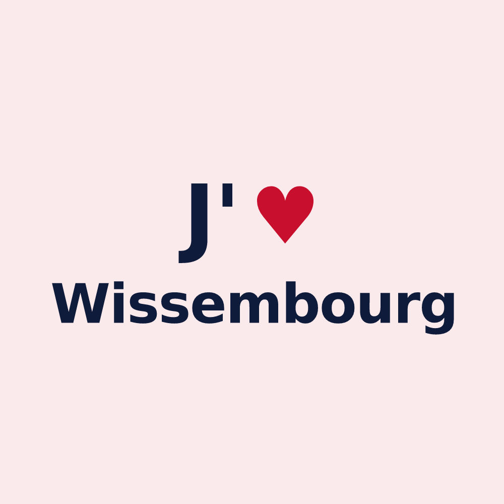 Magnet personnalisé Wissembourg — design J'aime Wissembourg