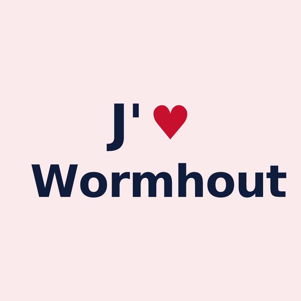 Magnet personnalisé Wormhout — design J'aime Wormhout