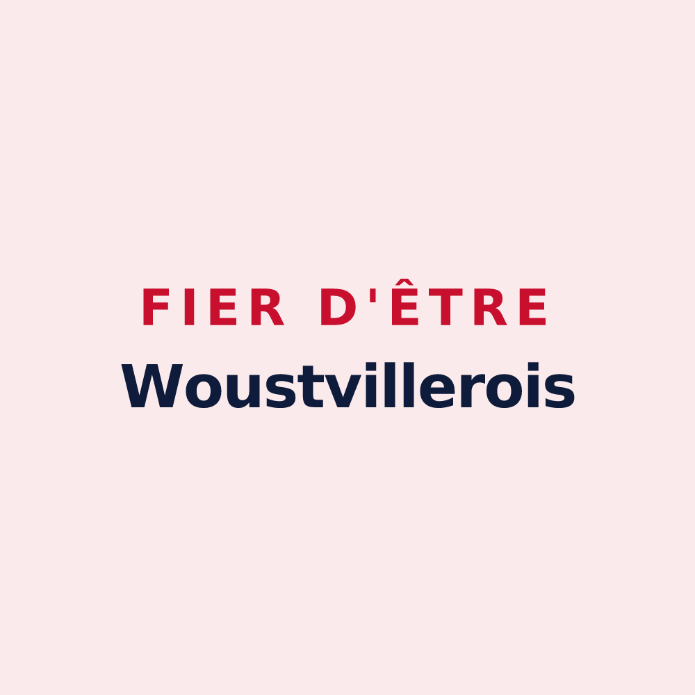 Magnet « Fier d'être Woustvillerois » — design pour Woustviller