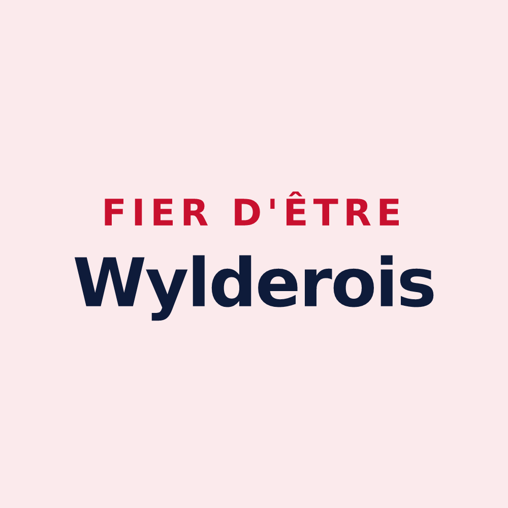 Magnet « Fier d'être Wylderois » — design pour Wylder
