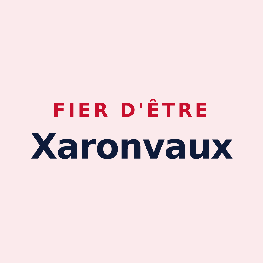 Magnet « Fier d'être Xaronvaux » — design pour Xaronval