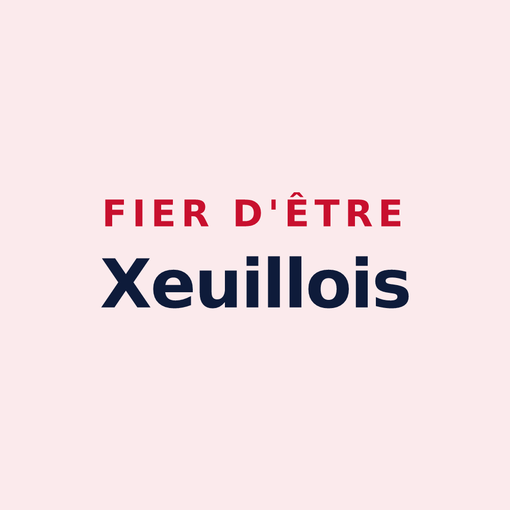 Magnet « Fier d'être Xeuillois » — design pour Xeuilley