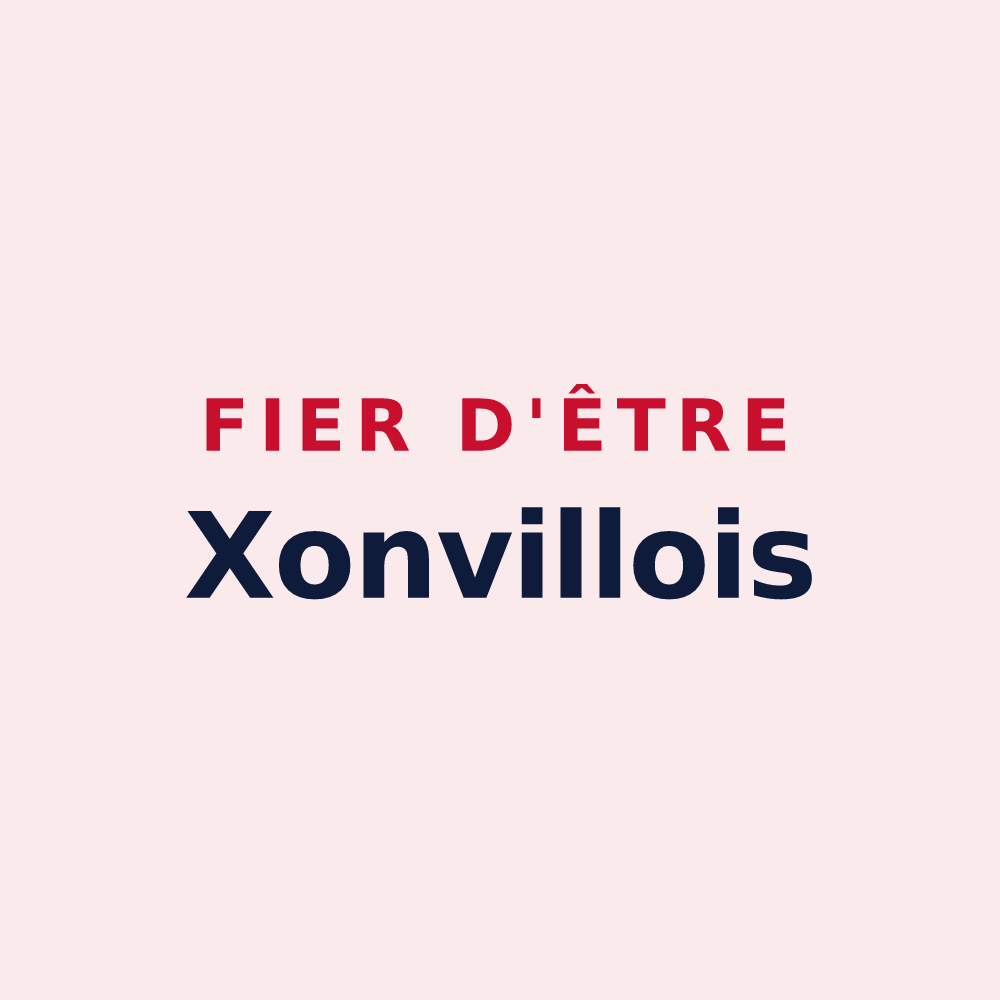 Magnet « Fier d'être Xonvillois » — design pour Xonville