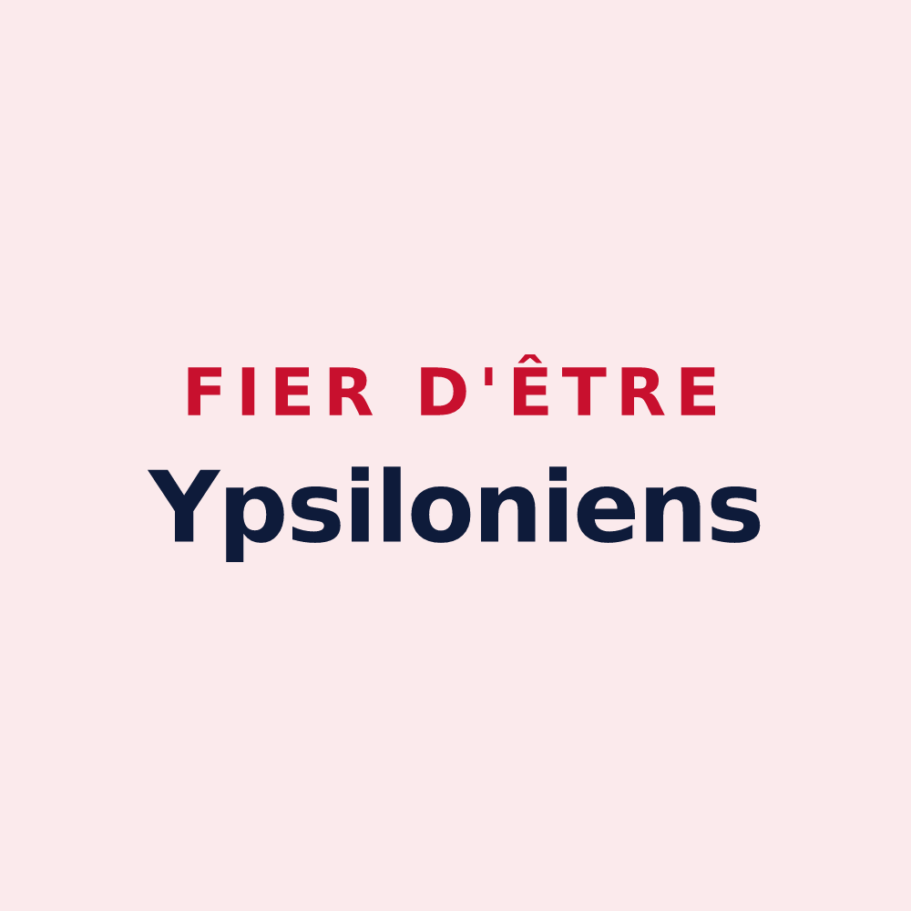Magnet « Fier d'être Ypsiloniens » — design pour Y