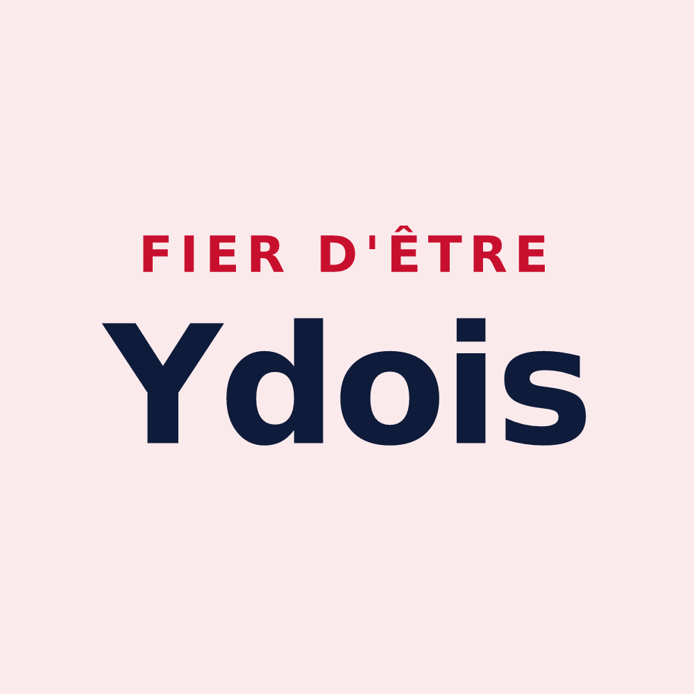 Magnet « Fier d'être Ydois » — design pour Ydes