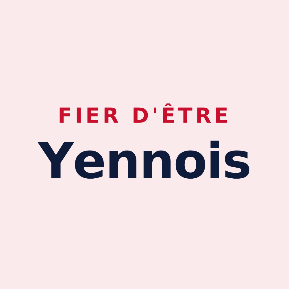 Magnet « Fier d'être Yennois » — design pour Yenne