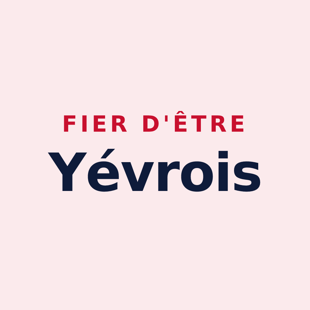 Magnet « Fier d'être Yévrois » — design pour Yèvres-le-Petit
