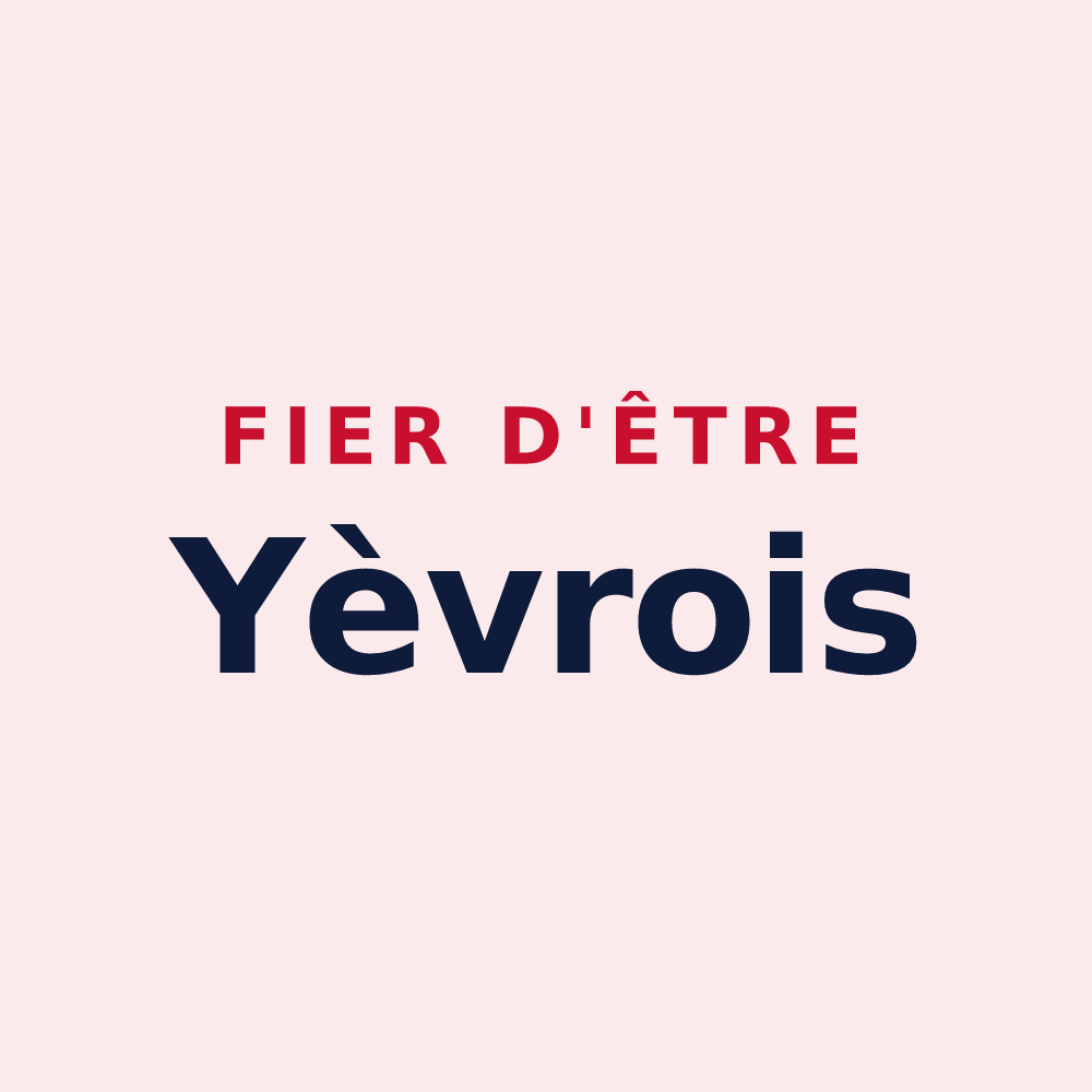 Magnet « Fier d'être Yèvrois » — design pour Yèvres