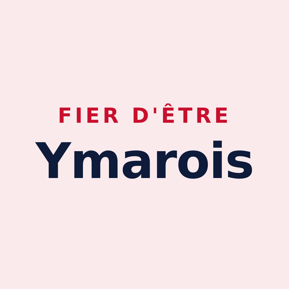 Magnet « Fier d'être Ymarois » — design pour Ymare