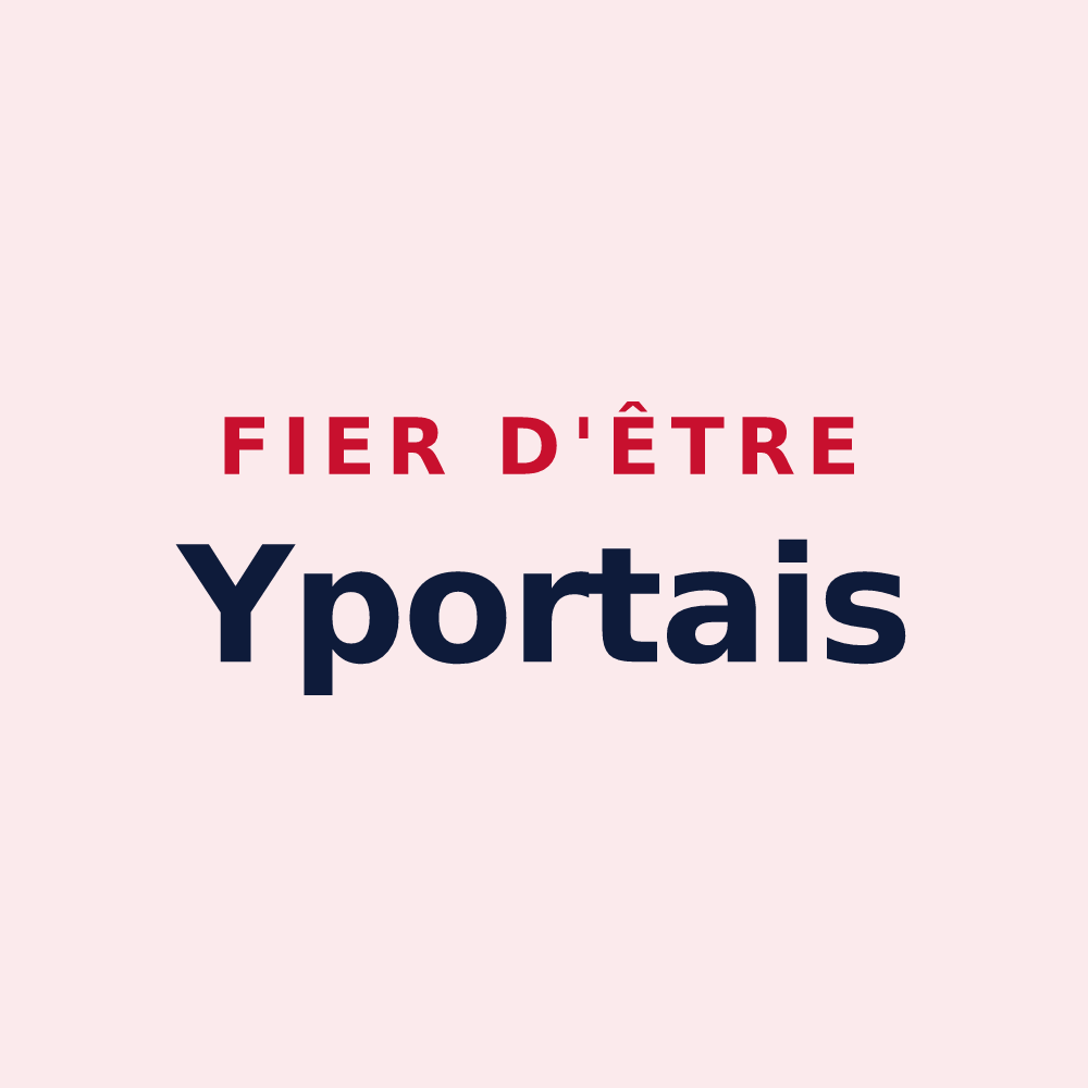 Magnet « Fier d'être Yportais » — design pour Yport