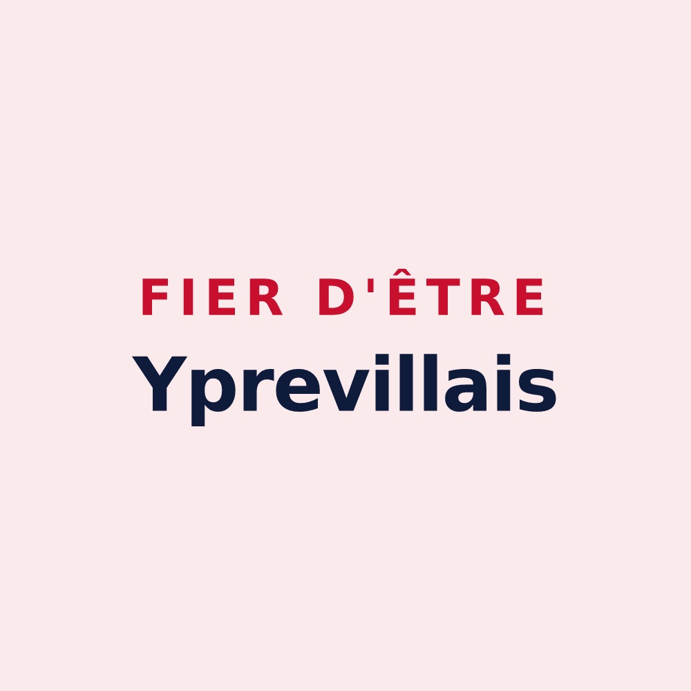 Magnet « Fier d'être Yprevillais » — design pour Ypreville-Biville